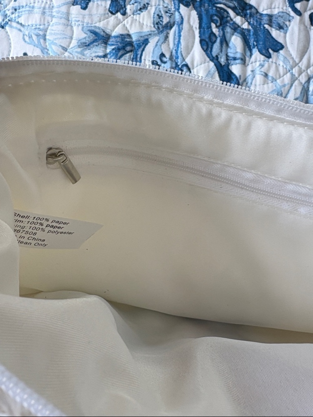 Handwoven white Toucan Clutch with Green Leaf Embroidery - Picture 3 of 4